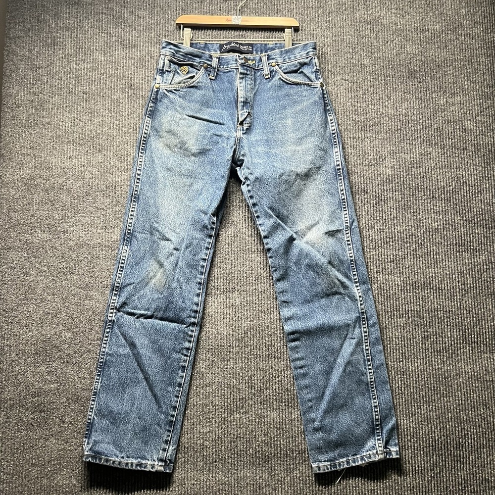 Wrangler George Strait‎ Jeans Mens 30x30 Medium Wash Blue Denim Western Country